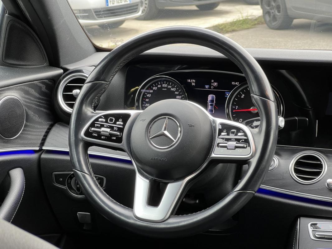 Mercedes Classe E - (W213) 220 D, AVANTGARDE, 9G-TRONIC, 194 cv, BVA, KILOMETRAGE CERTIFIE MERCEDES, Garantie 6 Mois